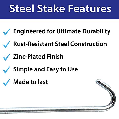 Steel Tent Hook Stakes (25 Count)