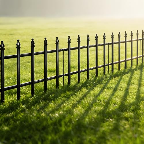 12" H x 16" W Decorative Metal Garden Border Fence (36 Sq Ft)
