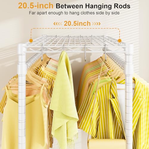 P4 Rolling Clothes Rack