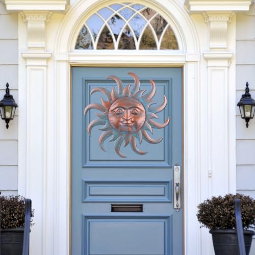 Sun Metal Wall Art Outdoor Decor