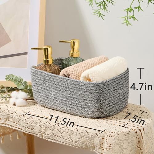 Small Storage Baskets for Organizing (3 Count)
