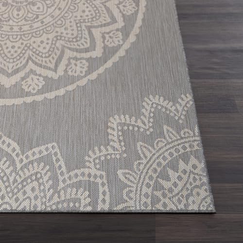 Outdoor Rug 10x14 Modern Area Rugs for Large Indoor and Outdoor Patios and Porches