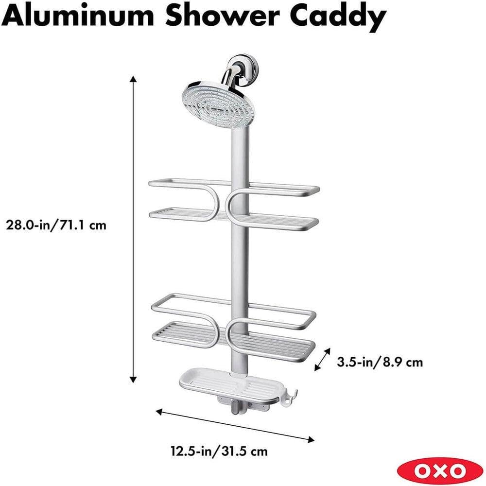 Good Grips 3 Tier Aluminum Shower Caddy
