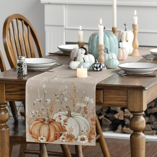 210 GSM Fall Table Runner Home Party Decor 13x108 Inch