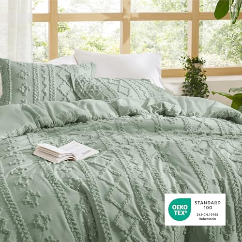 Tufted Boho Comforter Set California King
