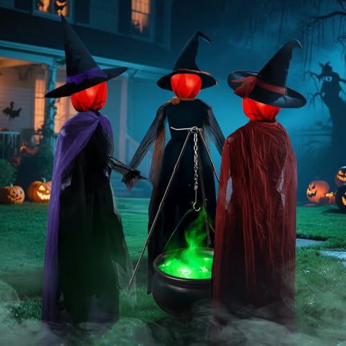 3 Witches Halloween Decorations Outdoor