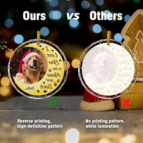 Personalized Dog Cat Ornaments Pet Photo Custom Ornaments