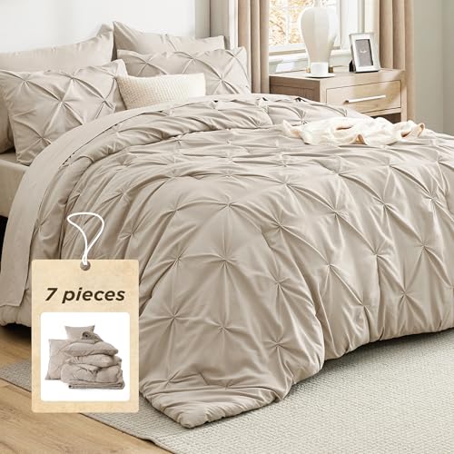 7 Piece Queen Comforter Set & Sheet Set