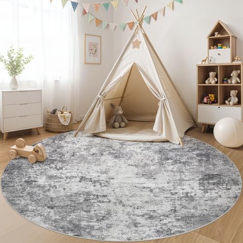 8ft Round Area Rug Living Room Rugs