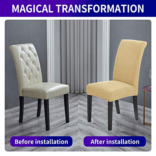 Stretch Chair Covers for Dining Room Set of 6