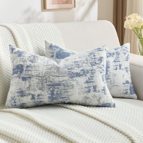 Pack of 2 Faux Cashmere Throw Pillow Covers 12x20 Inch (2 Count)