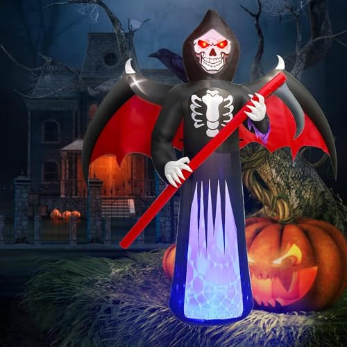 8.3FT Length Halloween Inflatables Outdoor Scythe Ghost Reaper