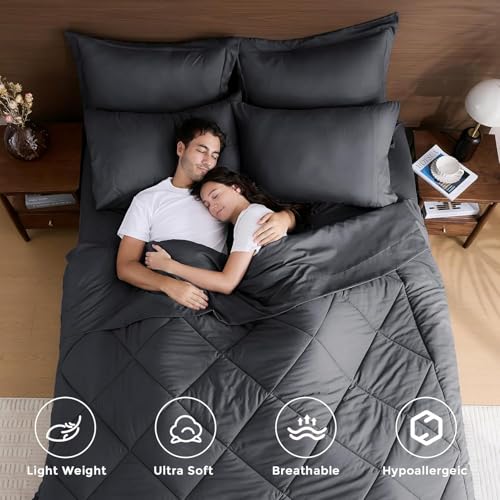 7 Piece Oversized Queen Comforter Set