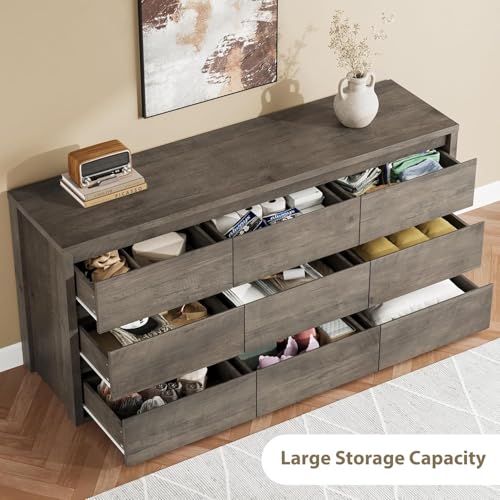 9 Drawer Dresser for Bedroom