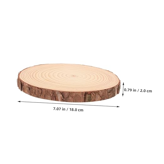 POPETPOP 2pcs Outdoor Stepping Stones Wooden Garden Pathway Stones DIY Kit for Landscaping Safe Non-Slip Surface