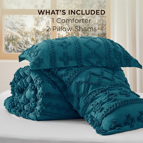 Tufted Boho Comforter Set California King