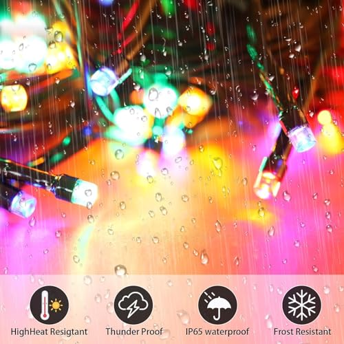 Solar String Lights Outdoor (2 Count)