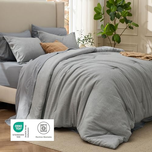 Full Comforter Set Dark Grey