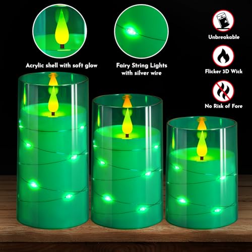Flickering Flameless Candles (3 Count)