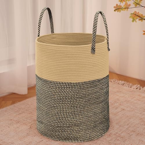 80L Cotton Rope Laundry Basket Hamper