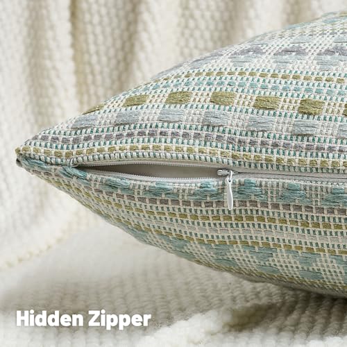 Pack of 2 Boho Throw Pillow Covers 18x18 Inch (2 Count)