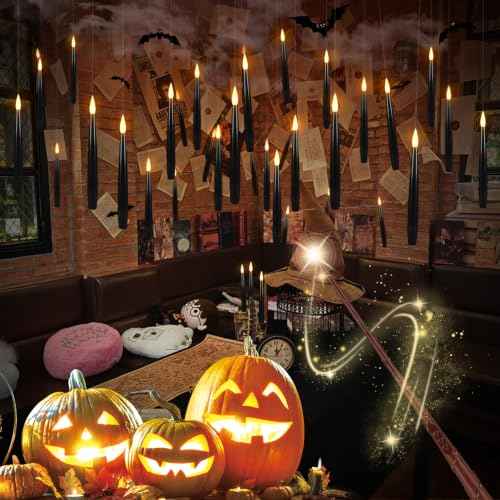Floating Candles with Magic Wand Remote