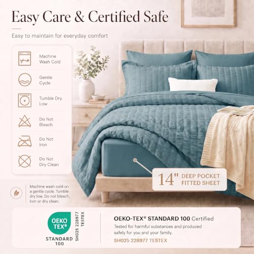 Oversized King Comforter Set 120x98 7