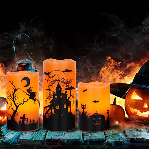 Halloween Candles with Timer (3 Count)