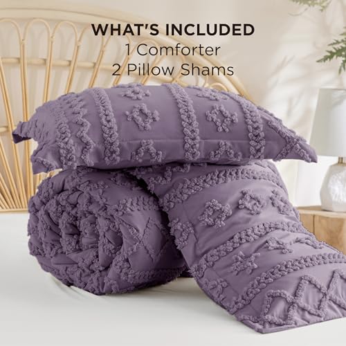 Tufted Boho Comforter Set King Size
