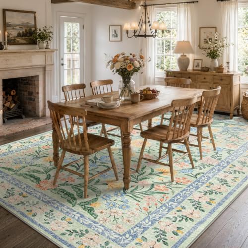 Machine Washable Area Rugs 9x12