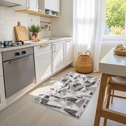 Modern Abstract Entry Rug Kitchen Bedroom Bathroom Door Mat Indoor Entrance 2X3 Front Porch Rugs Washable