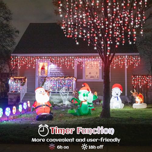 99ft Icicle Lights for Outside
