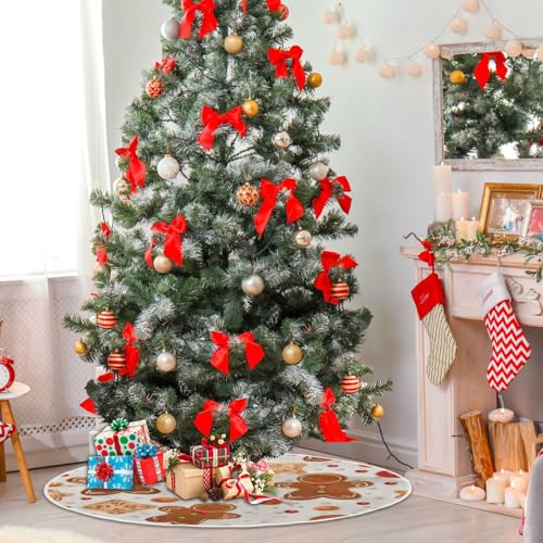 Gingerbread Christmas Tree Skirt
