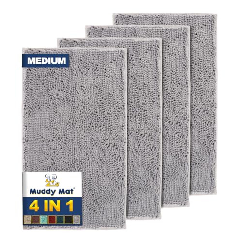 4 Piece Grey Medium 30"X19" AS