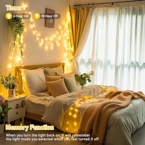 150 LED String Lights for Bedroom (59 Foot)