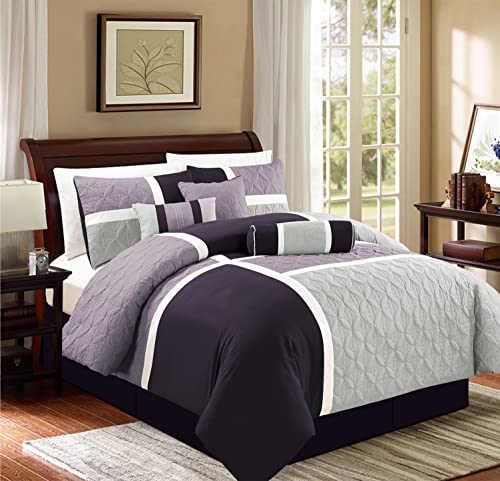 Upland 7 Piece Quilted Patchwork Comforter Set