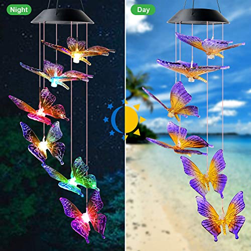 Colorful Butterfly Solar Lights for Outside