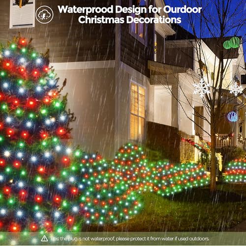 F8 Big Bulbs Christmas Net Lights