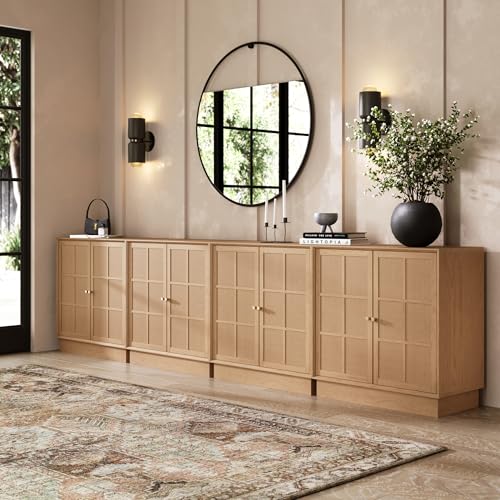 Elise Modern Coastal Storage Cabinet (4 Count)