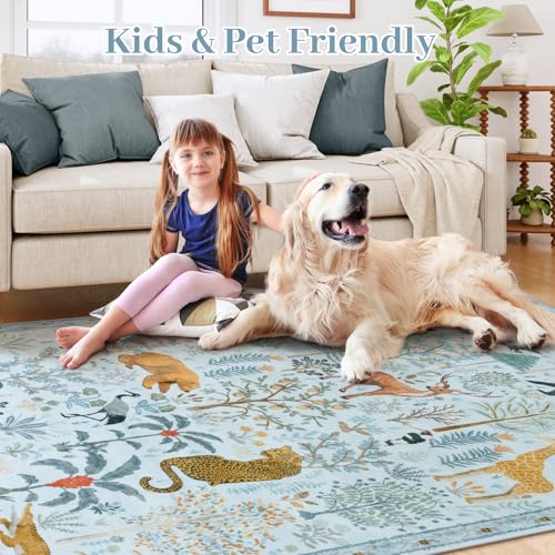 Animal Area Rugs 8x10 Soft Non (80 Sq Ft)