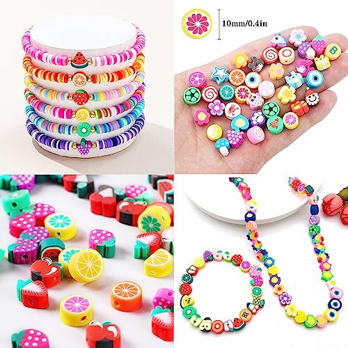1000PCS Polymer Clay Beads Bracelet Making kit
