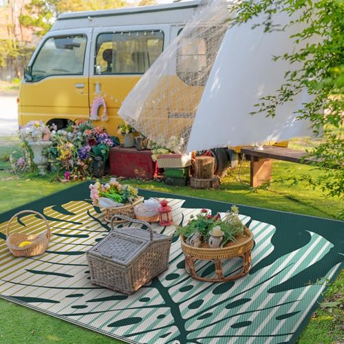Outdoor Rug Waterproof Plastic Rugs for Patio (54 Sq Ft)