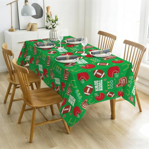 Football Tablecloth 4 Pack Super Bowl Party Supplies Game Day Decor