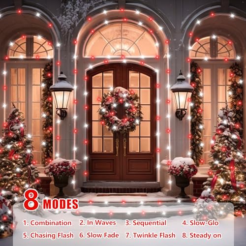 Solar Christmas Lights Outdoor Waterproof (66 Foot)