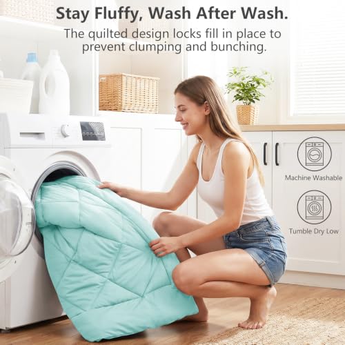 Full Size Comforter Sets Spa Blue