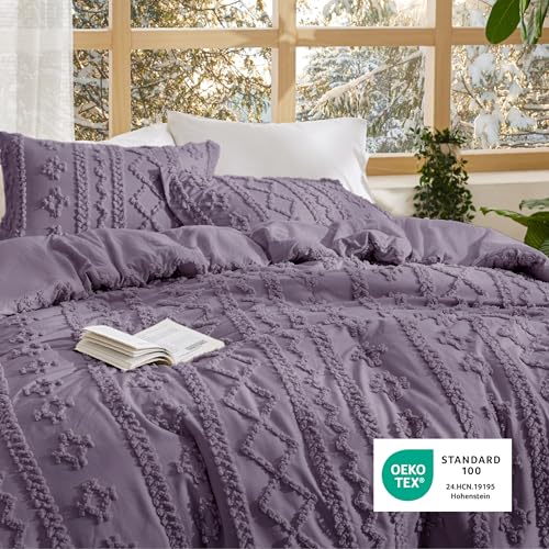 Tufted Boho Comforter Set Twin Size