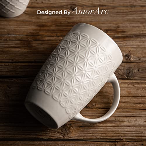 20 oz Large Coffee Mugs Set of 6 (6 Count)