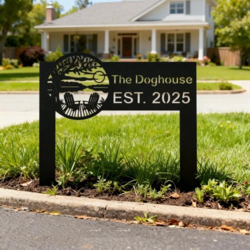 Custom Family Name Metal Stake