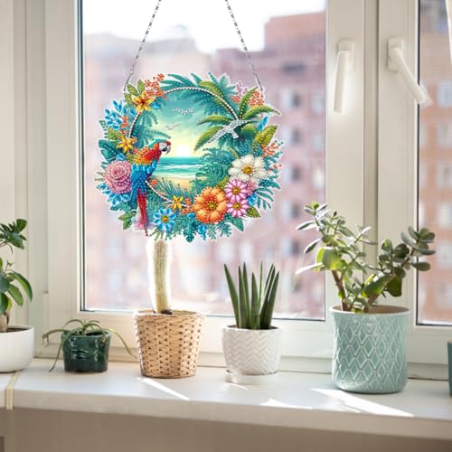 Flowers Hummingbird Diamond Art Kits