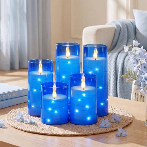 Flickering Flameless Candles (5 Count)